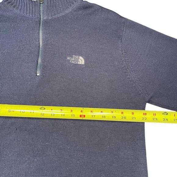 The North Face A5 Series 1/4 Zip Sweater Men's Large Blue - Picture 7 of 9
